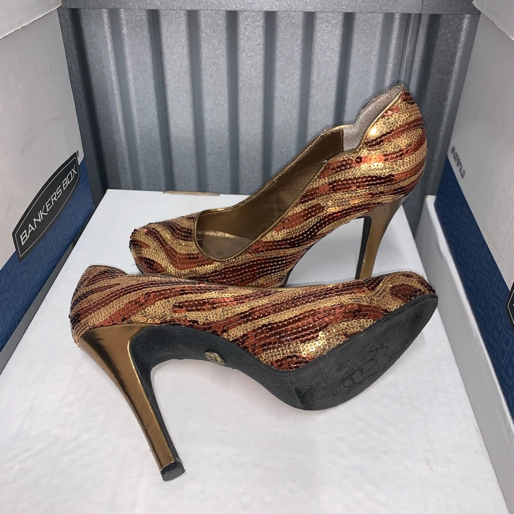 Sequined Heels - Picture 3 of 6